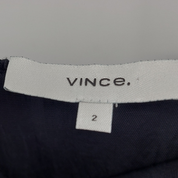Vince Black Slip Dress with side slip size 2 - Picture 5 of 8